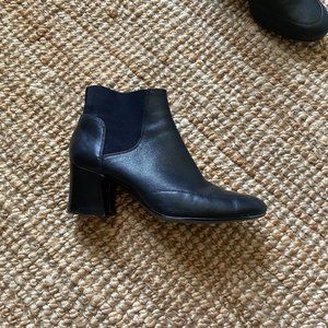 Naturalizer Leather Ankle Boots - Size 8
